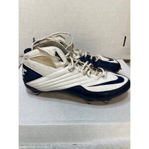 Nike Alpha Speed D Football Cleats Mens Size 11.5 White & Blue